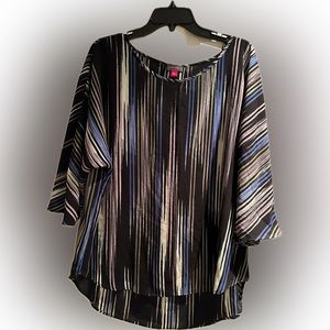 Vince Camuto 3/4 sleeve blouse size large